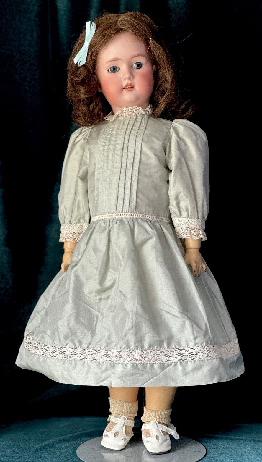 Antique German C.M. Bergmann Bisque Head 22” Doll