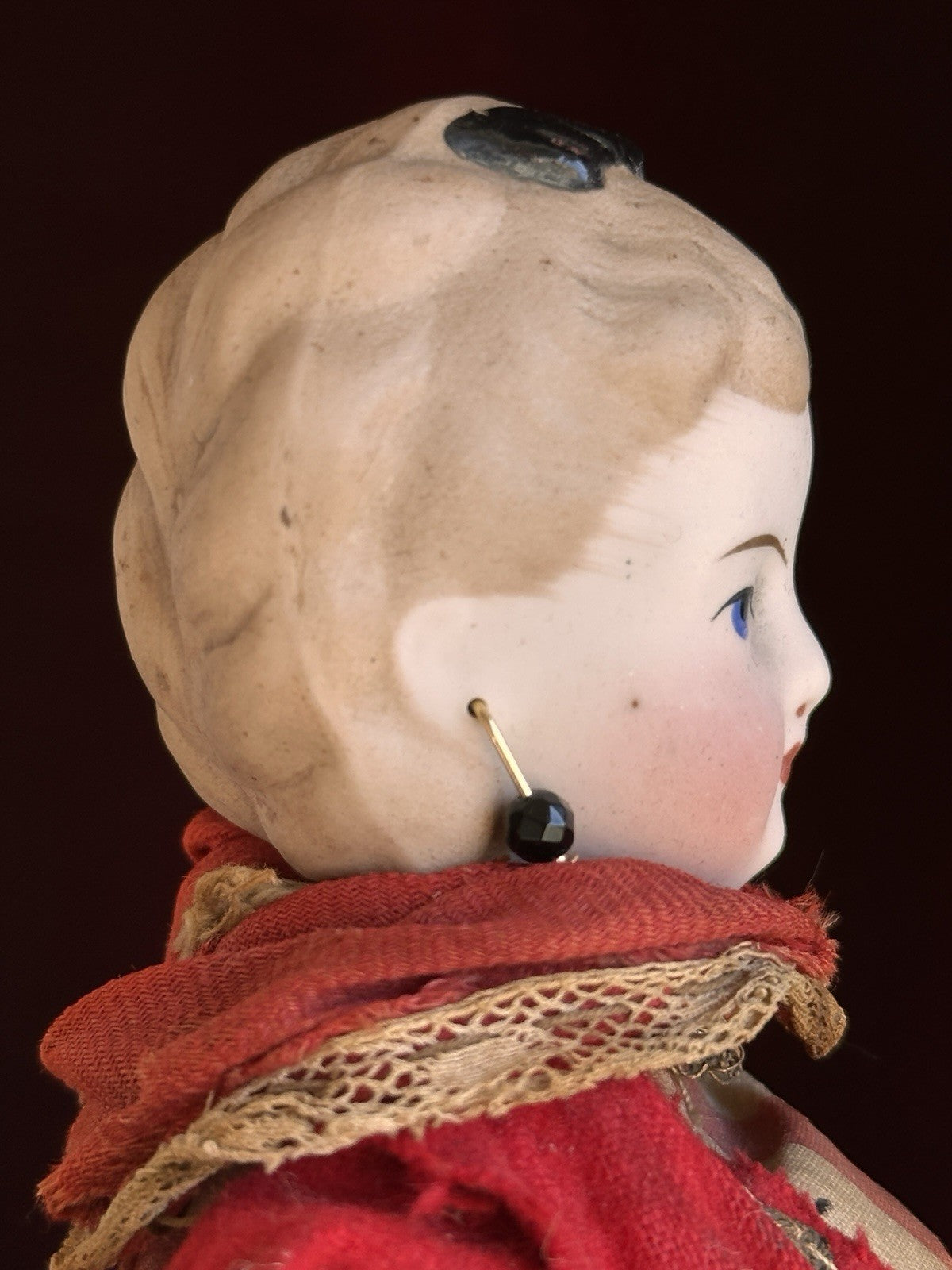 Rare Antique German 13.5” Simon Halbig Parian Bisque Head China Fashion Doll