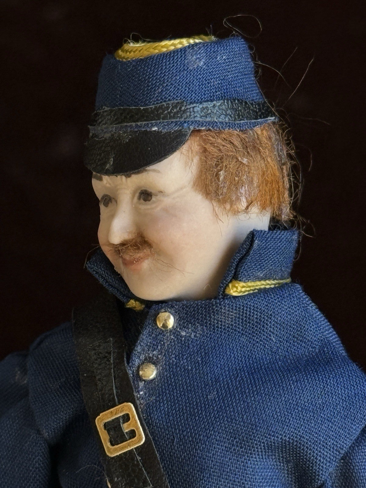 Miniature Artist Porcelain Dollhouse 1:12 Soldier Character Doll