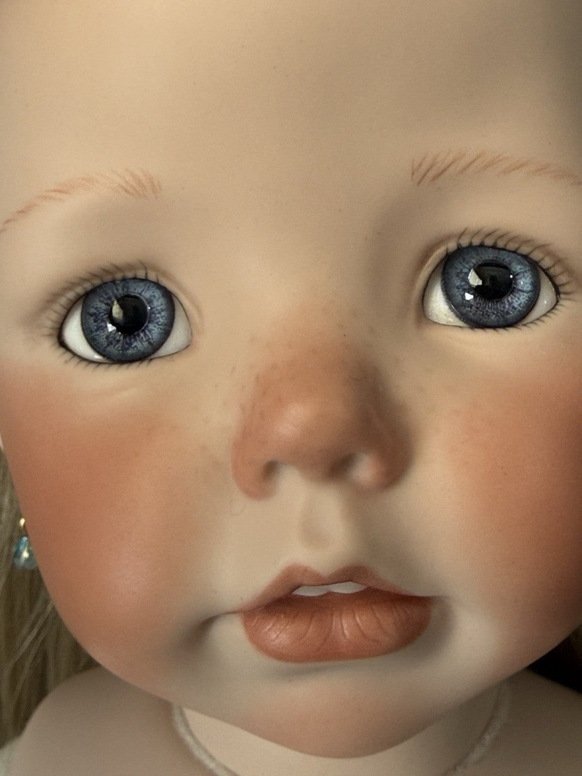 Reproduction Of “Jenny” (?) by Dianna Effner Mold Porcelain 21”Doll