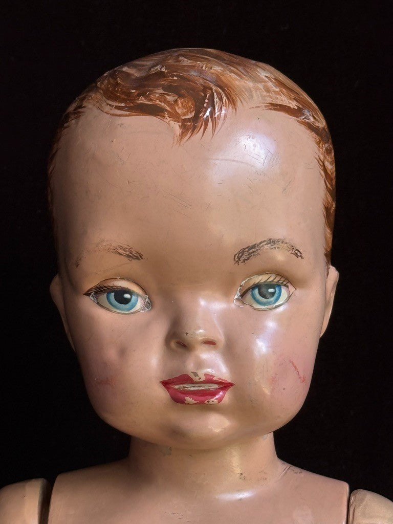 Very Rare Vintage Jerry Lee Gene Autry Cowboy Plastic Doll Original Clothes