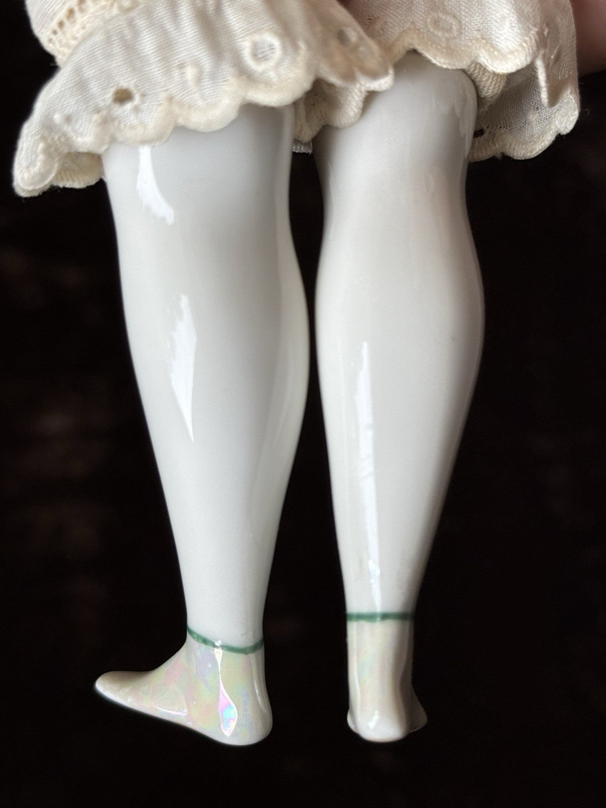 Antique German ABG (?) 11.5” Bisque Head Parian Fashion Doll