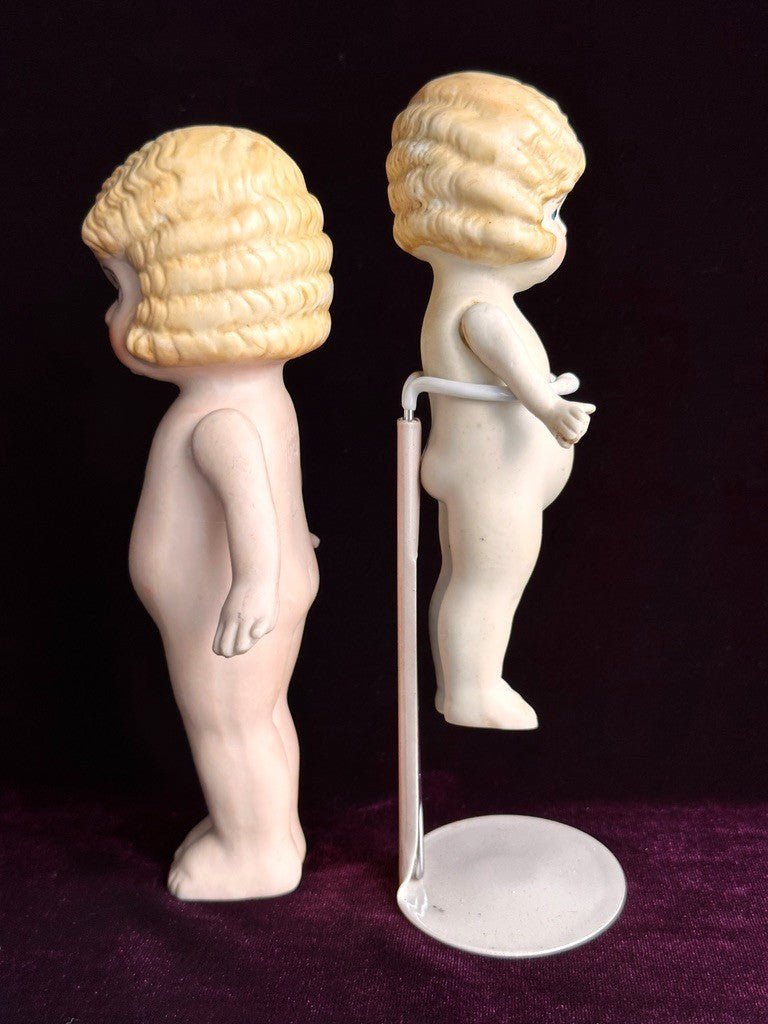 Lot of 5 Antique All Bisque Frozen Charlotte Dolls Made in Japan