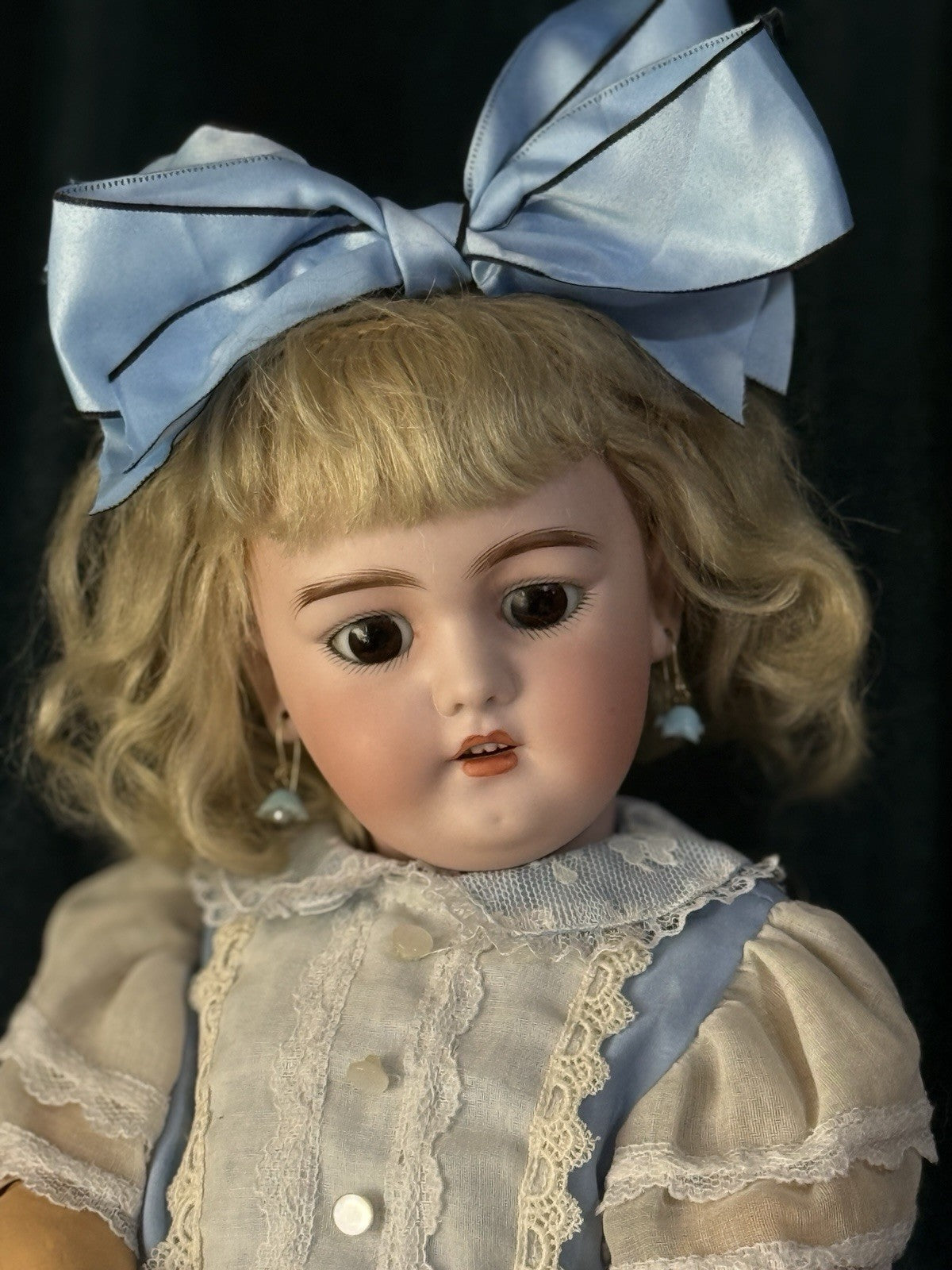 Antique German Simon Halbig Mold Dep 1079 Bisque Head 20” Doll