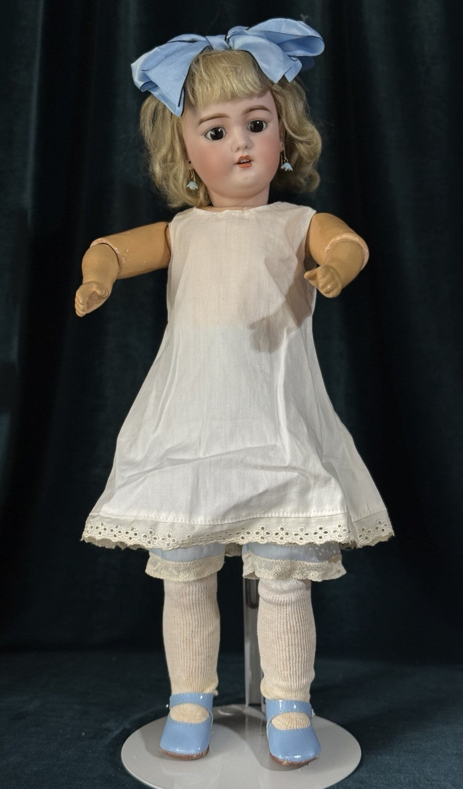 Antique German Simon Halbig Mold Dep 1079 Bisque Head 20” Doll