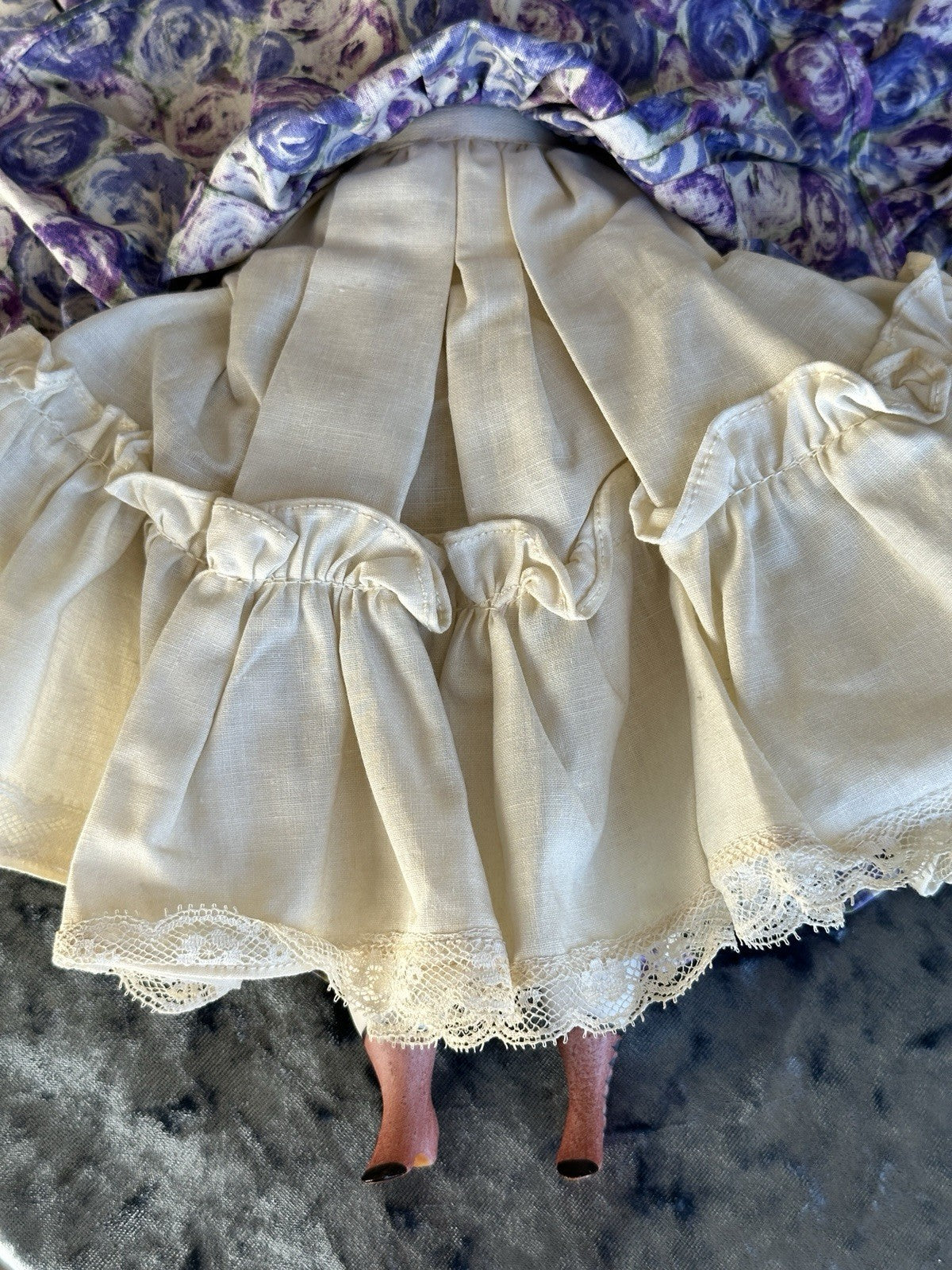 Porcelain 14” Reproduction of Antique German Adelina Patti China Doll