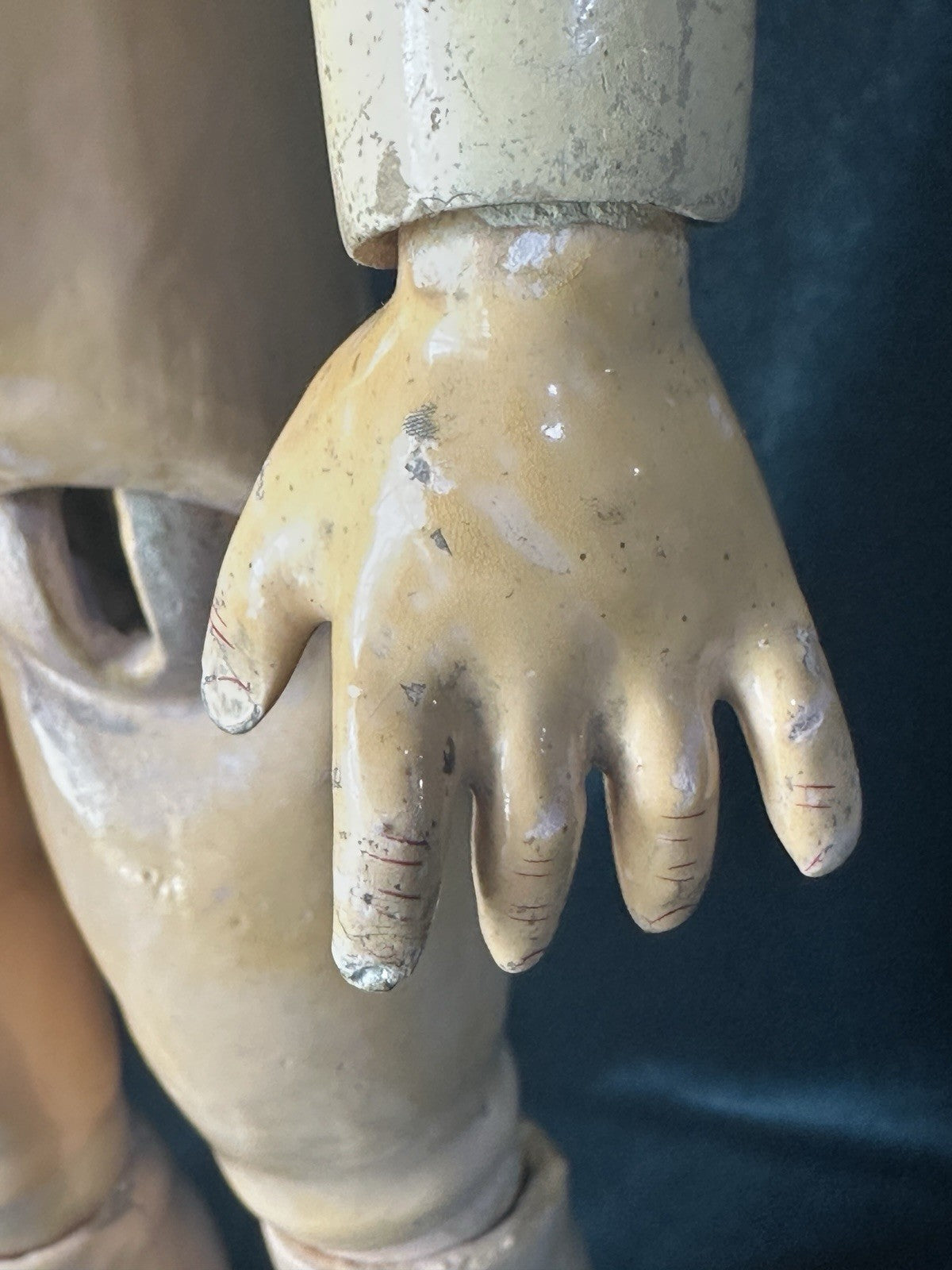 Rare Antique German Simon Halbig 21” Doll Mold 1078 Bisque Head Composition Body
