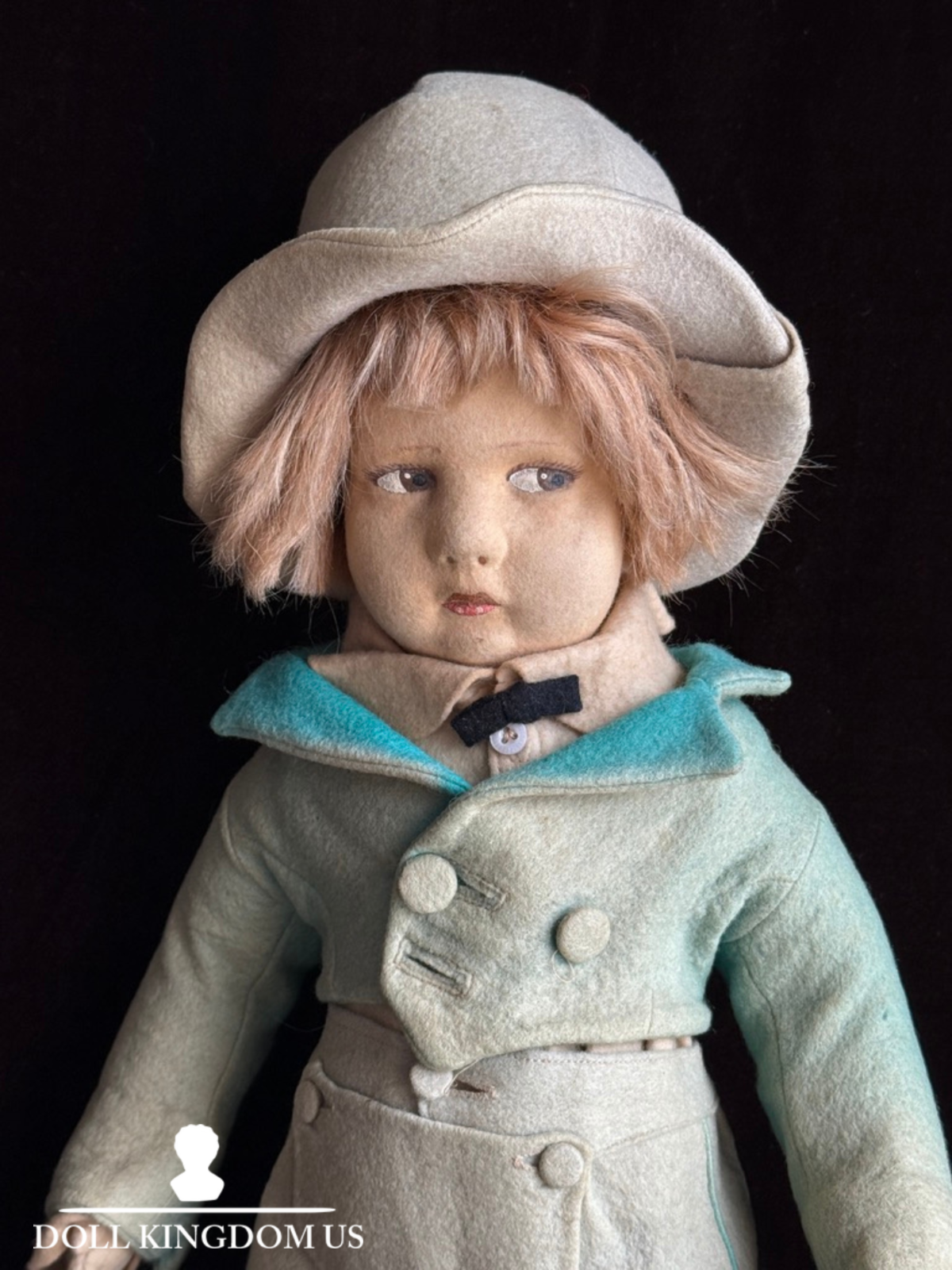 Large Vintage Italian 16” Lenci 300 Series Felt Gentleman Boy Doll