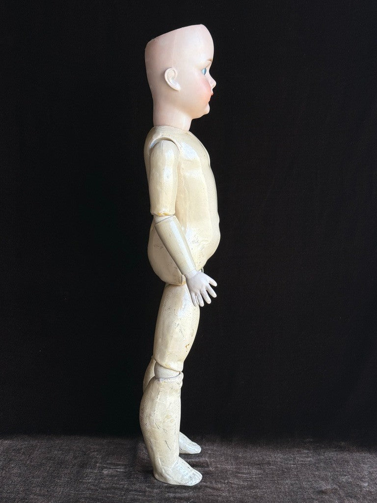 Antique German 24” C.M. Bergmann Waltershausen 1916 Bisque Head Doll