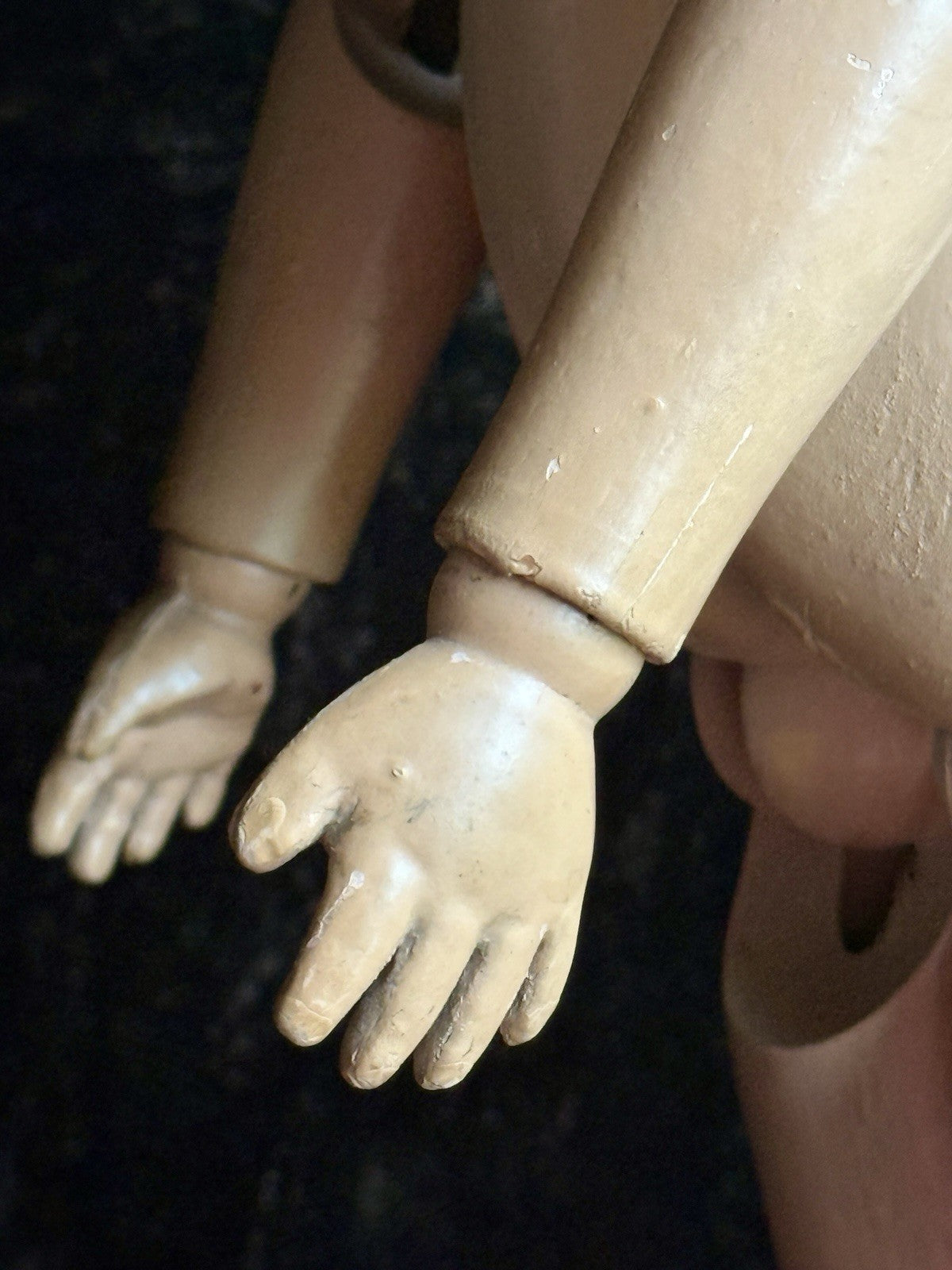 Large Antique American 21” Schoenhut 308 Series Wooden Girl Doll