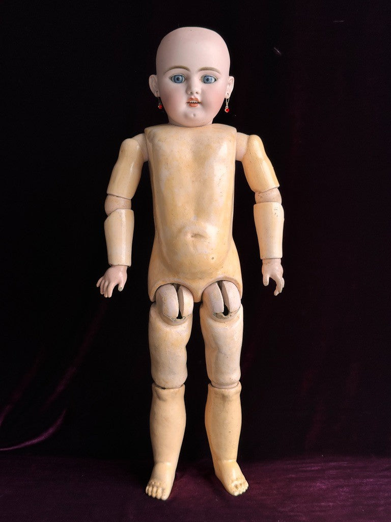 Antique German 22.5” Simon Halbig 1079 Bisque Head Doll