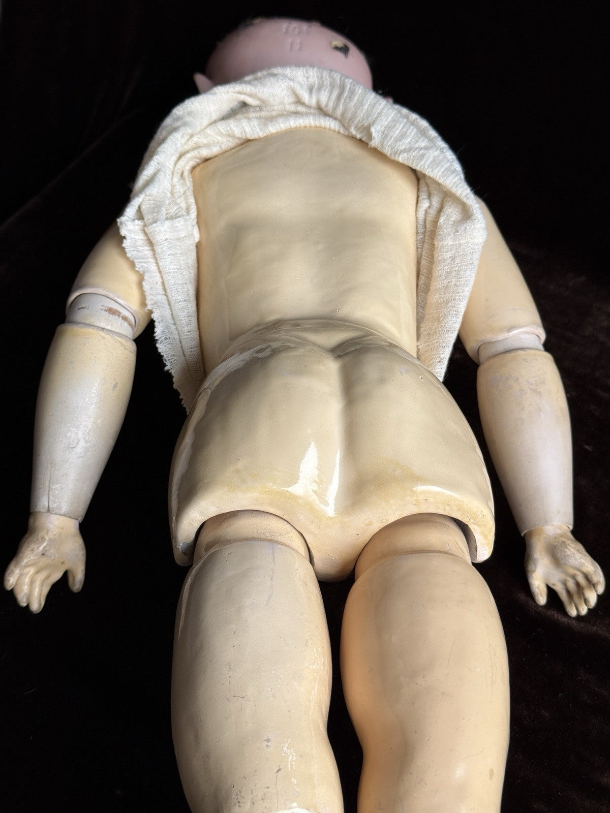 Antique German 24” Adolf Wislizenus 101 My Sweetheart Bisque Head Doll