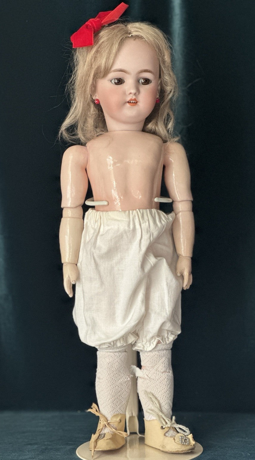 Antique German Simon Halbig Mold 1078 19” Doll Bisque Head Composition Body
