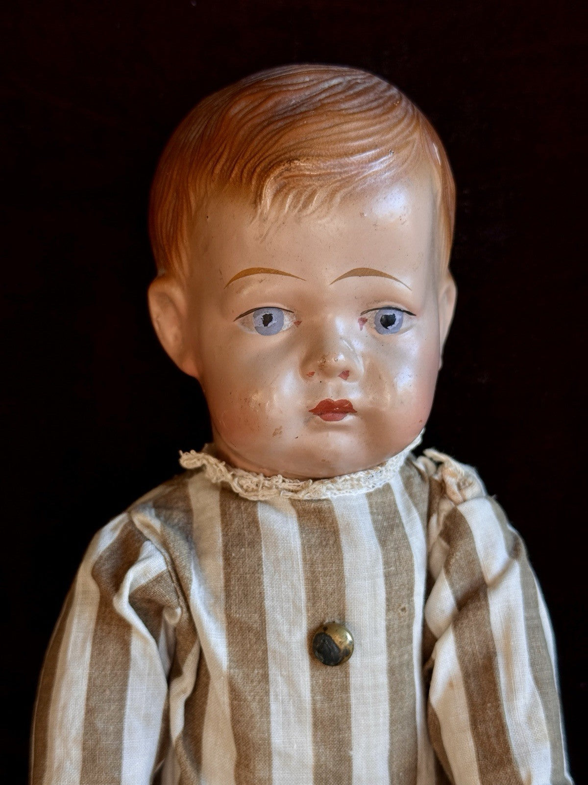 Antique American 12” Tommy Tucker (?) Composition Character Doll