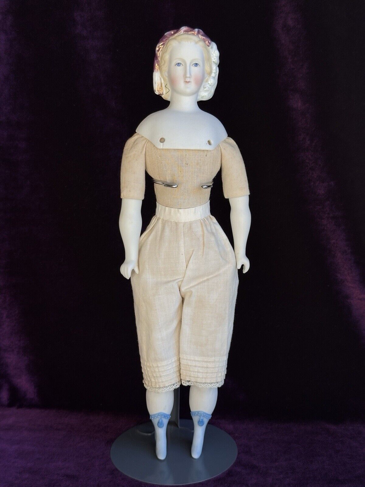 Rare Antique German 14.5” Alt Beck Gottschalck Empress Eugenie Parian China Doll