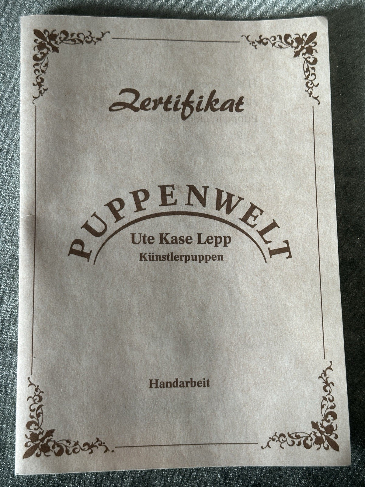 Collectible Artist 23” Porcelain Doll “Ganseliesel” by Ute Kase Lepp LE 50 COA