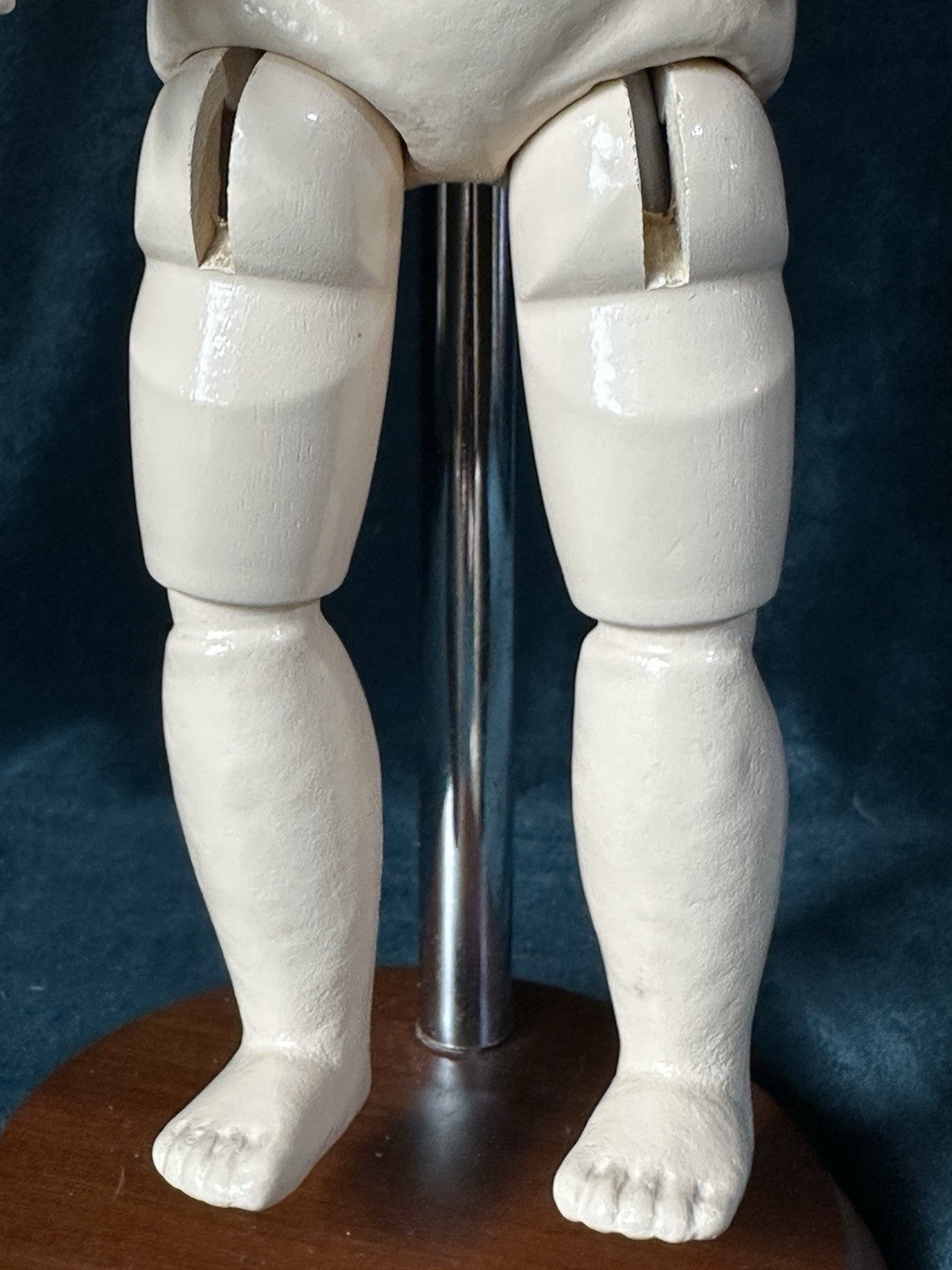 Porcelain/Composition 11” Reproduction of Antique French Bleuette Doll