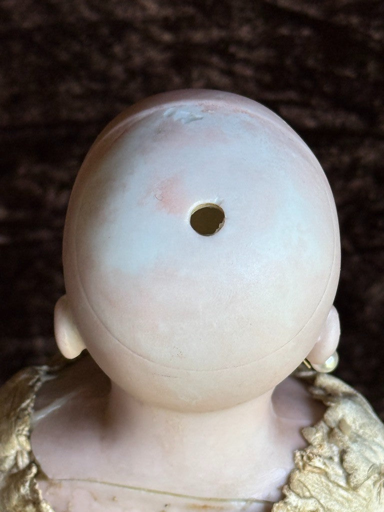 Antique German 16” Gebrüder Kuhnlenz 50 Simon Halbig Belton Bisuqe Head Doll