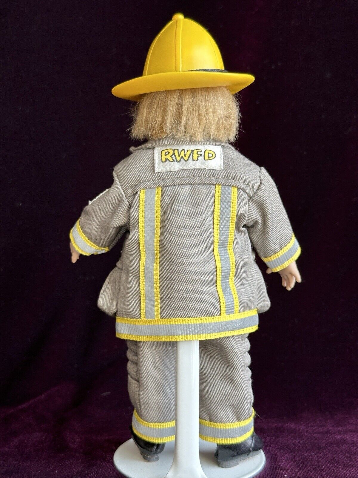 Collectible 7.5” Kish Vinyl Riley's World Firefighter DJ Doll LE 1000