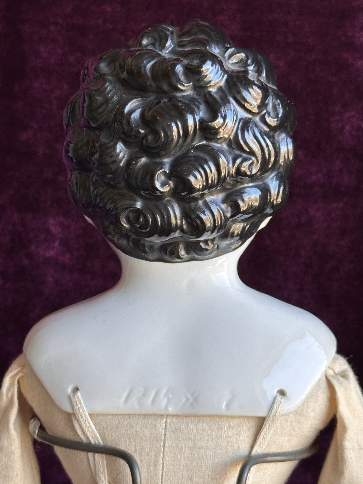 Rare Antique German Alt, Beck & Gottschalck 1214 China Shoulder Head Boy Doll