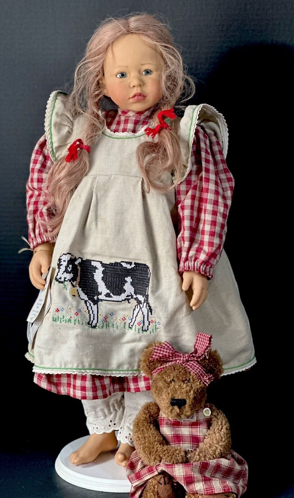 Collectible Vinyl German GOTZ 25” Doll “Rosel" by Artist Karin Schmidt