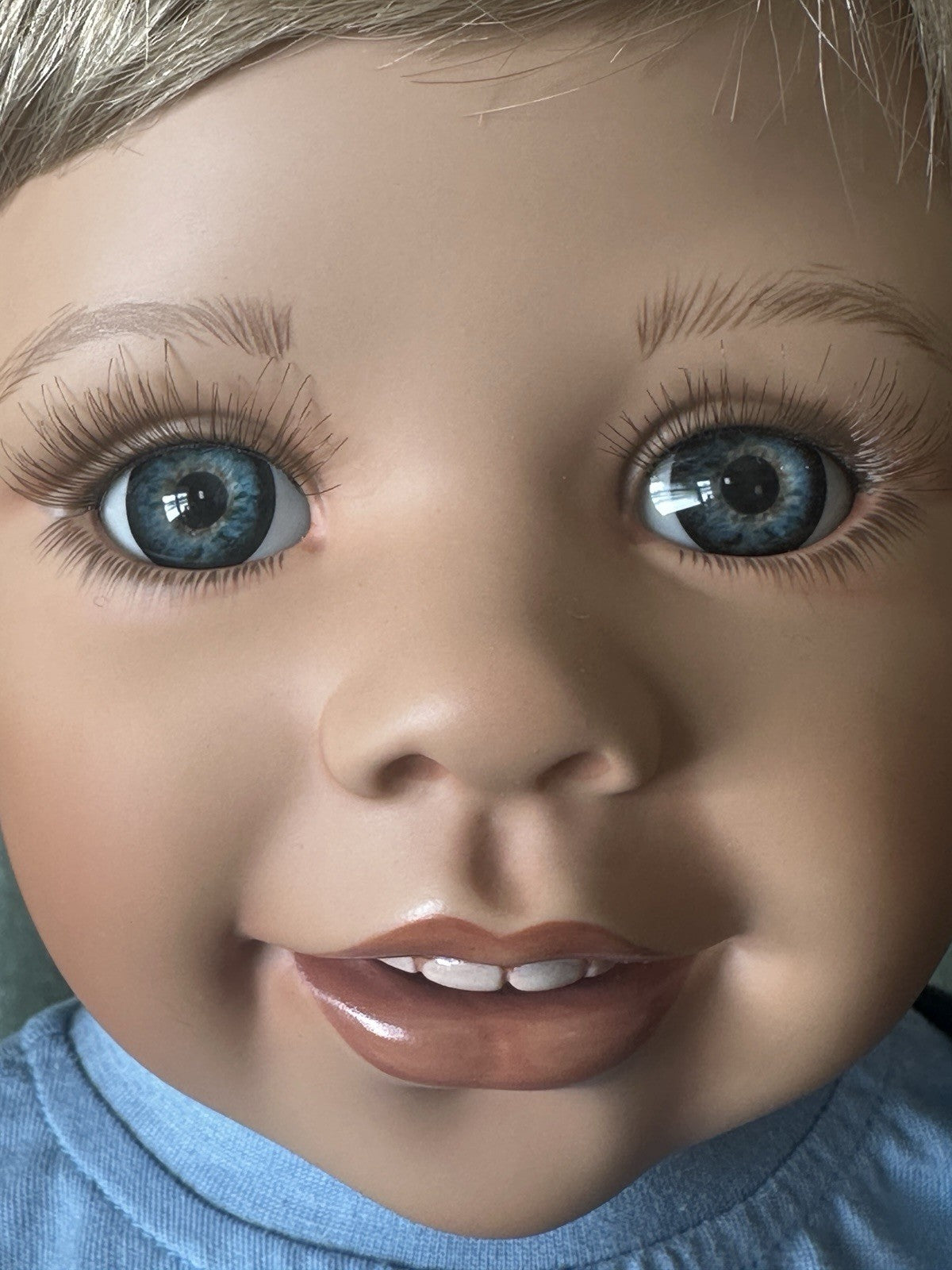 Artist Porcelain 33” Doll “Marcel” by Monika Levenig LE 200 Tag/COA