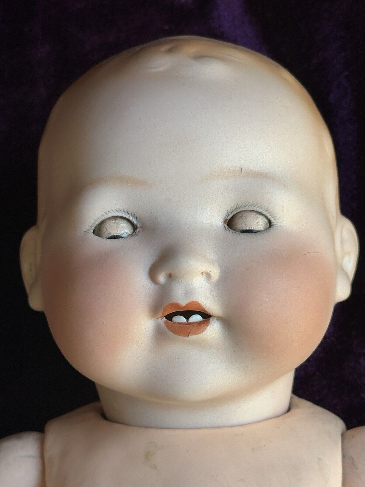 Large Antique German 17" Armand Marseille 351/8 Dream Baby Bisque Head Doll