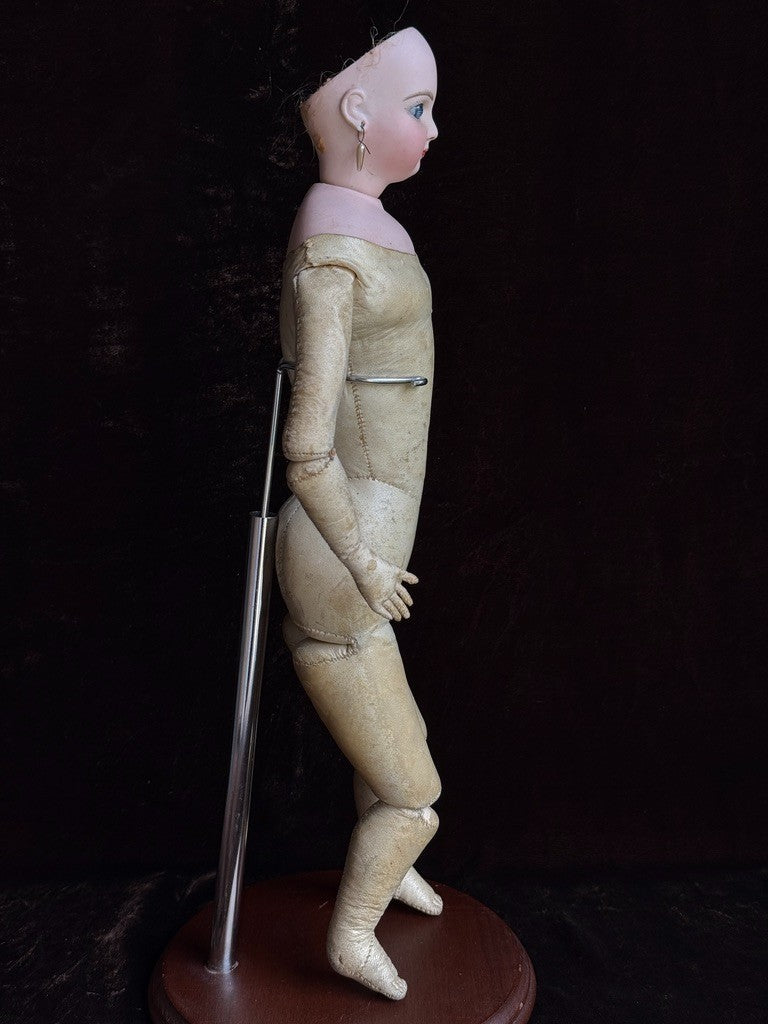 Antique French 17” Jumeau Poupee Bisque Head Fashion Doll
