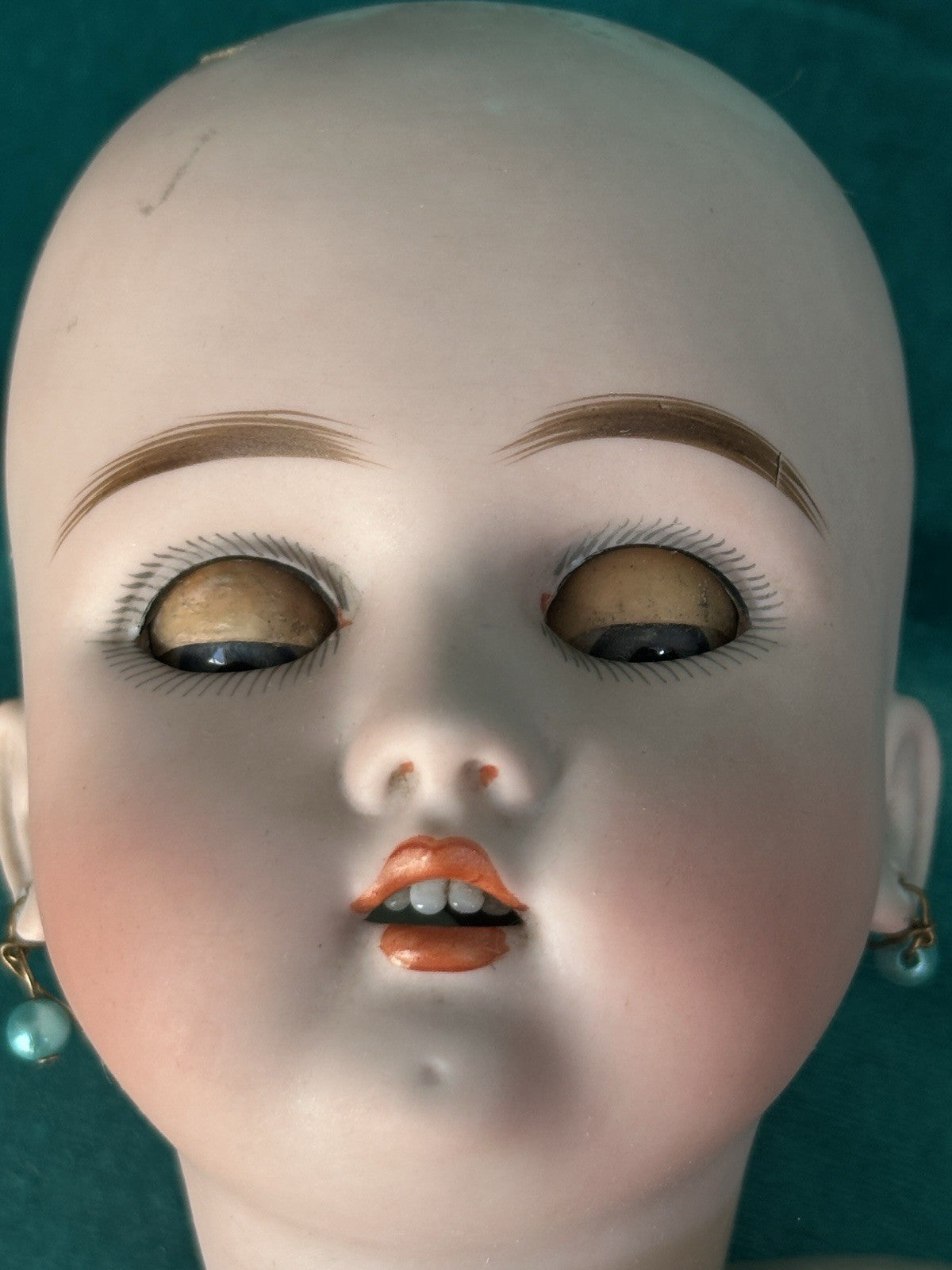 Antique German Max Handwerck Bisque Head 17” Doll Mold 421