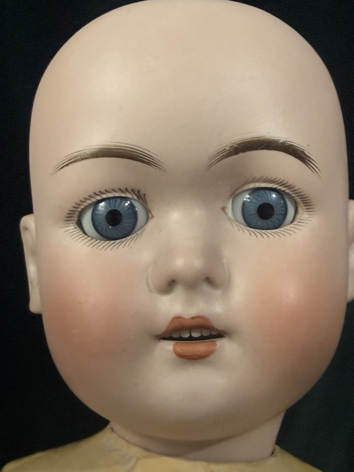 Rare Antique American James Scholly Taft 24” Doll Mold D.A. 6 Bisque Head