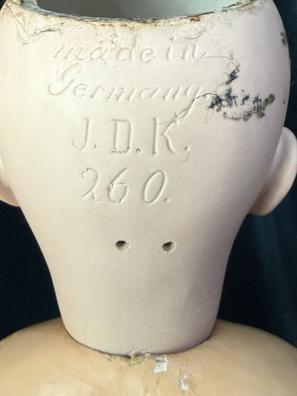 Antique 1890’s German 26” JDK Kestner 260 Toddler Doll French  Bebe Jumeau Body