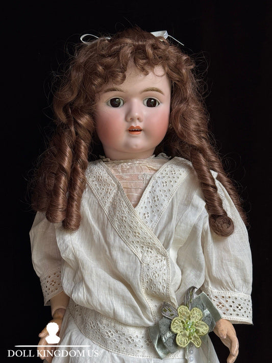 Antique German 30” Heinrich Handwerck 109 Dep Bisque Head Doll