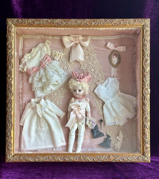 Artist Porcelain Reproduction of French François Gaultier Doll Presentation Box
