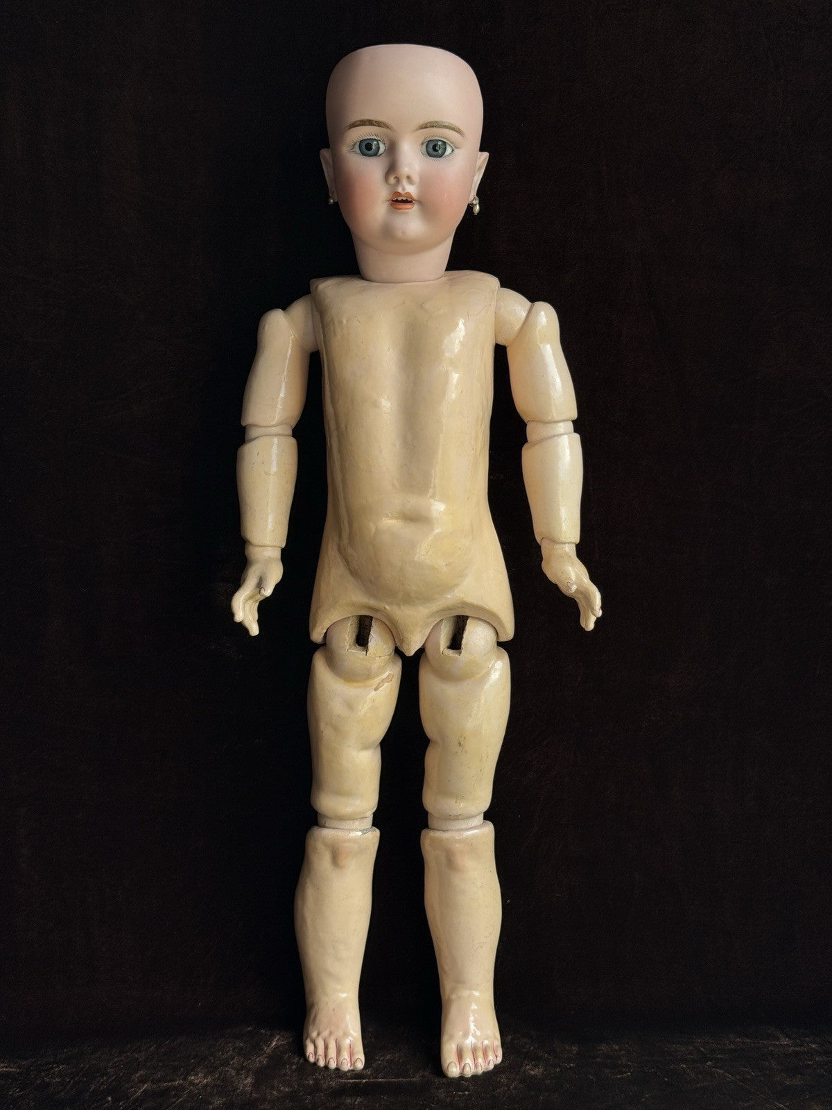 Antique German 24” Heinrich Handwerck 109 Dep Bisque Head Doll
