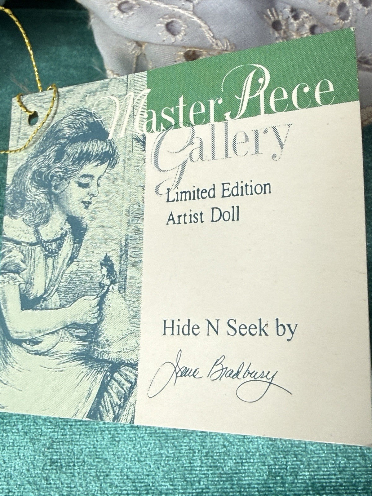 Artist Collectible Resin “Hide N Seek” Doll by Jane Bradbury LE 167/750