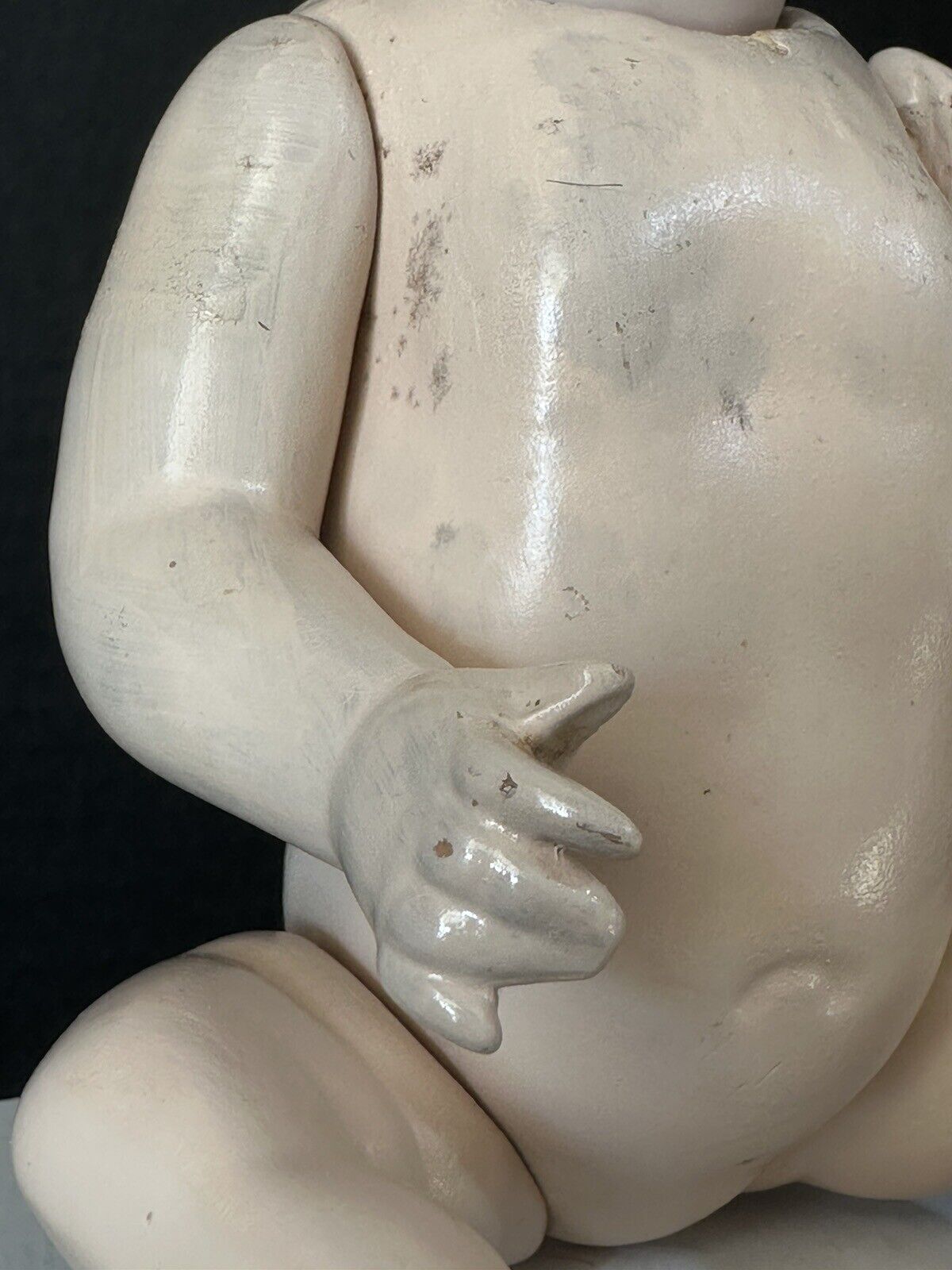 Rare Antique German Heubach Gebrüder Mold 10532 Bisque Head Character 9” Doll