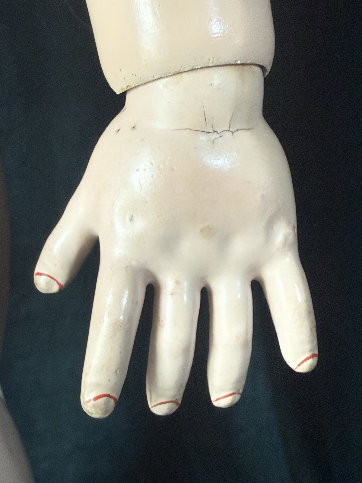 Antique German 29” Kestner 214  Child Doll Bisque Head Composition Body