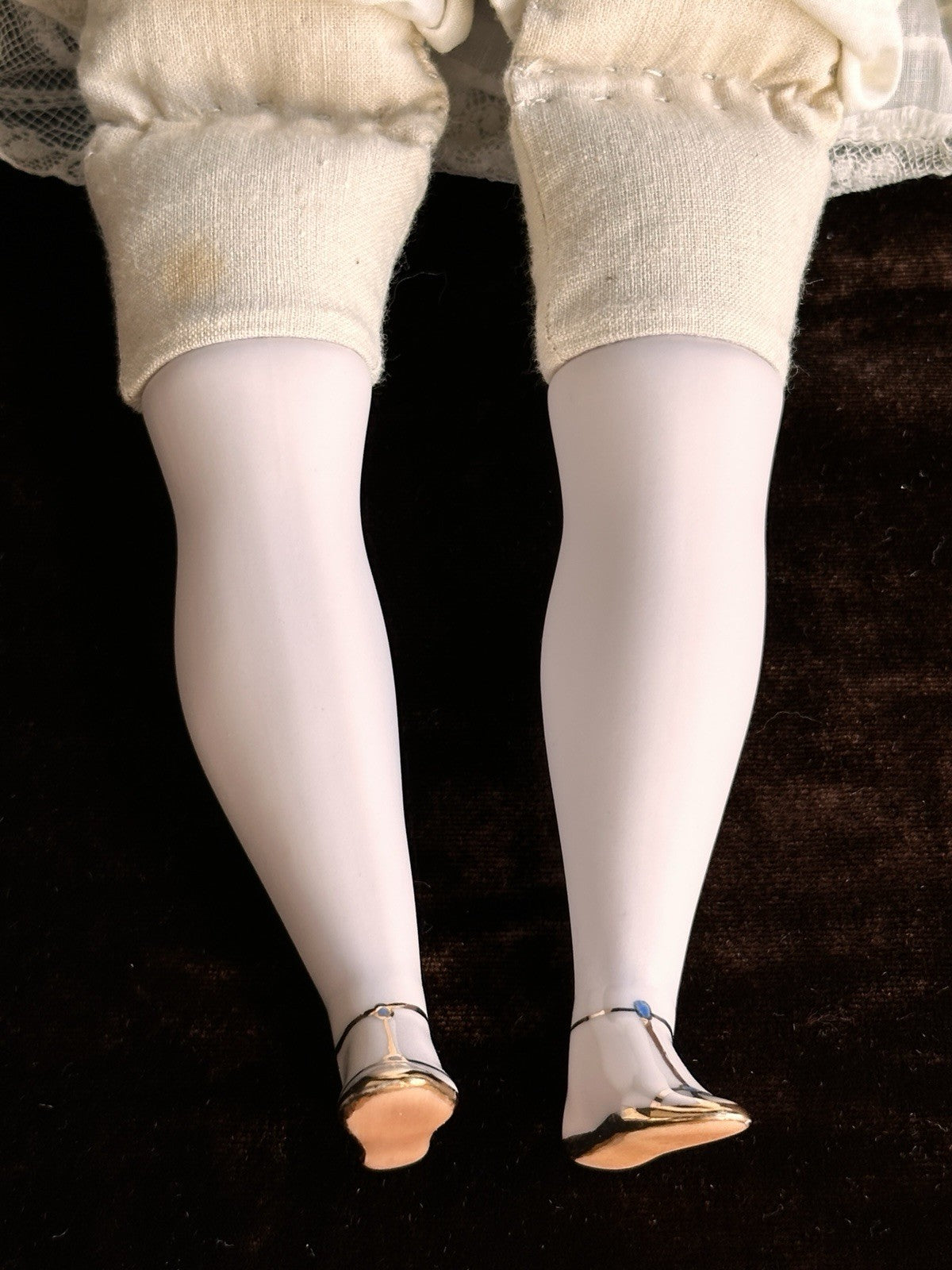 Vintage Porcelain 17” Signed Emma Clear Parian China Doll