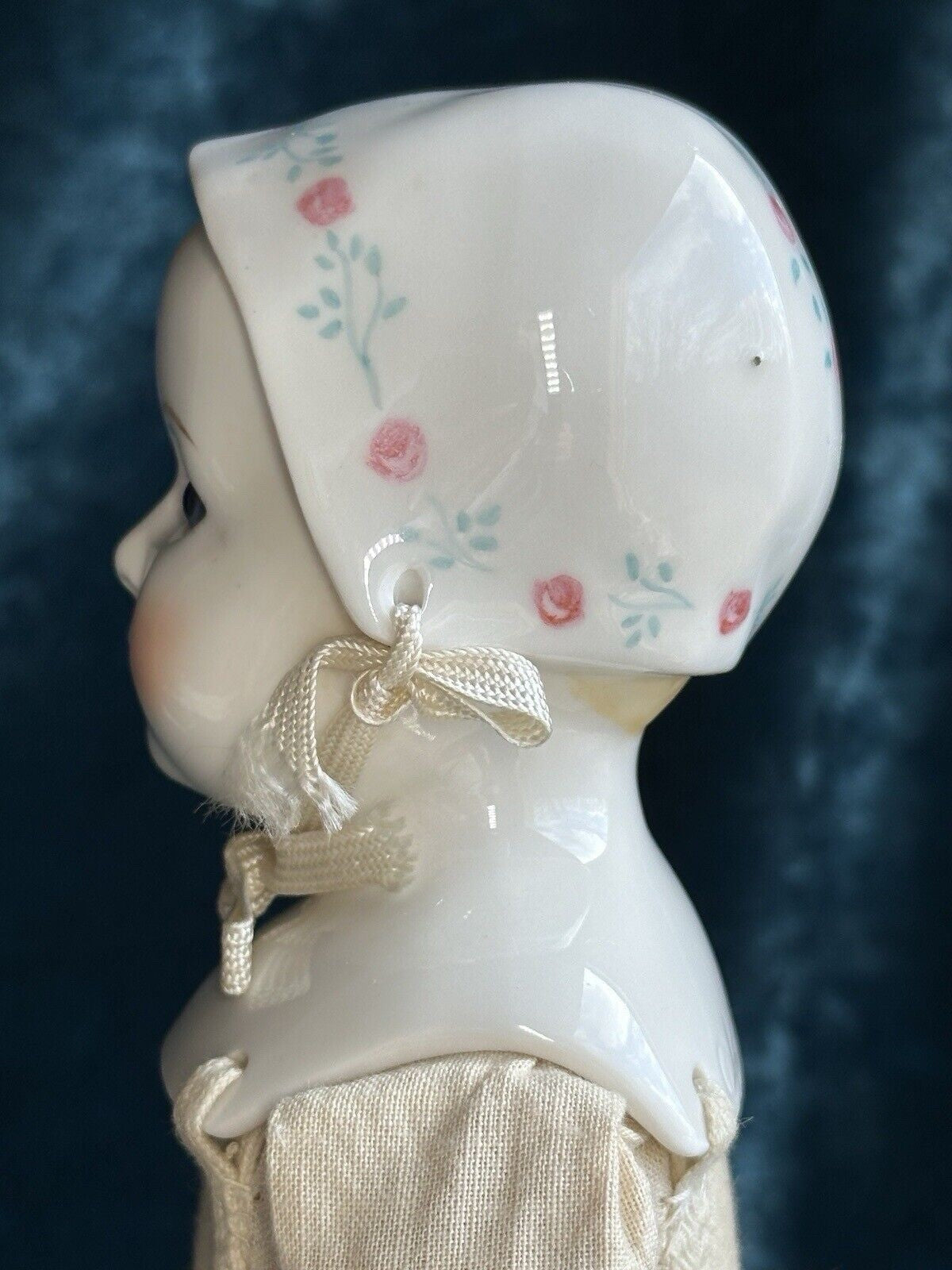 Rare 12.5” Vintage 1948 Emma Clear Signed Stuart Baby China Doll Glass Eyes