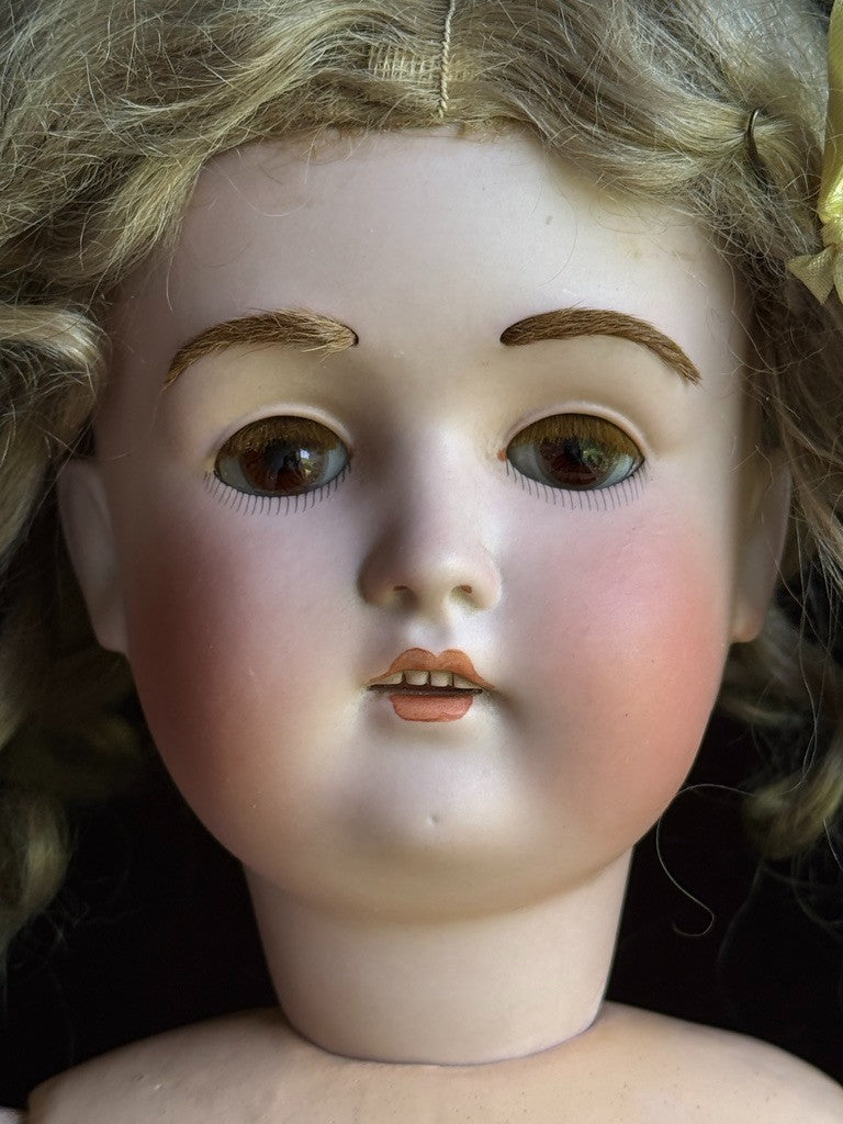 Rare Antique German 22” Kestner 197 Bisque Head Doll
