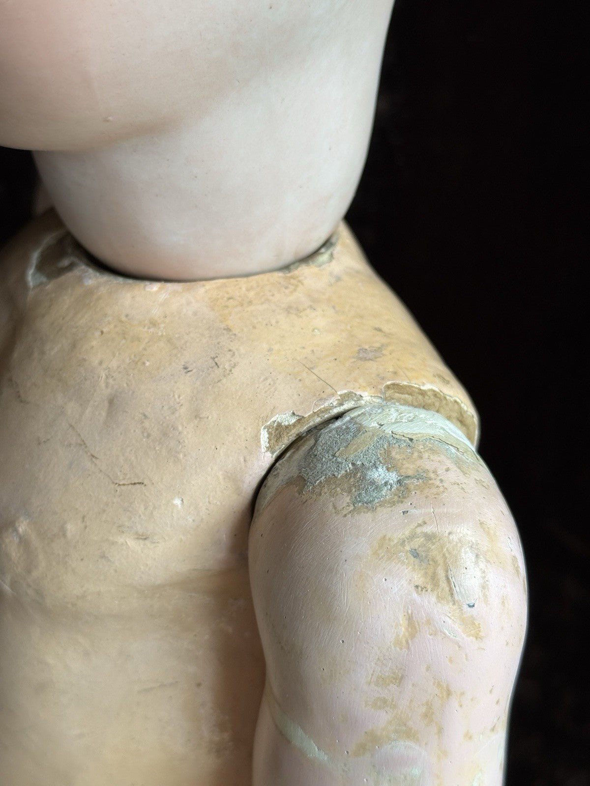 Antique German 28.5” Max Handwerk Bebe Elite 286 Bisque Head Doll