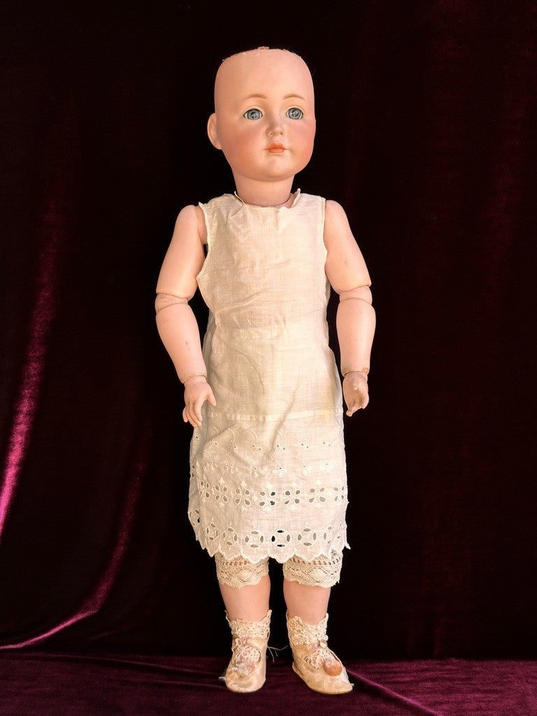 Antique German 26” Kammer Reinhardt 117 Mein Liebling Bisque Head Doll