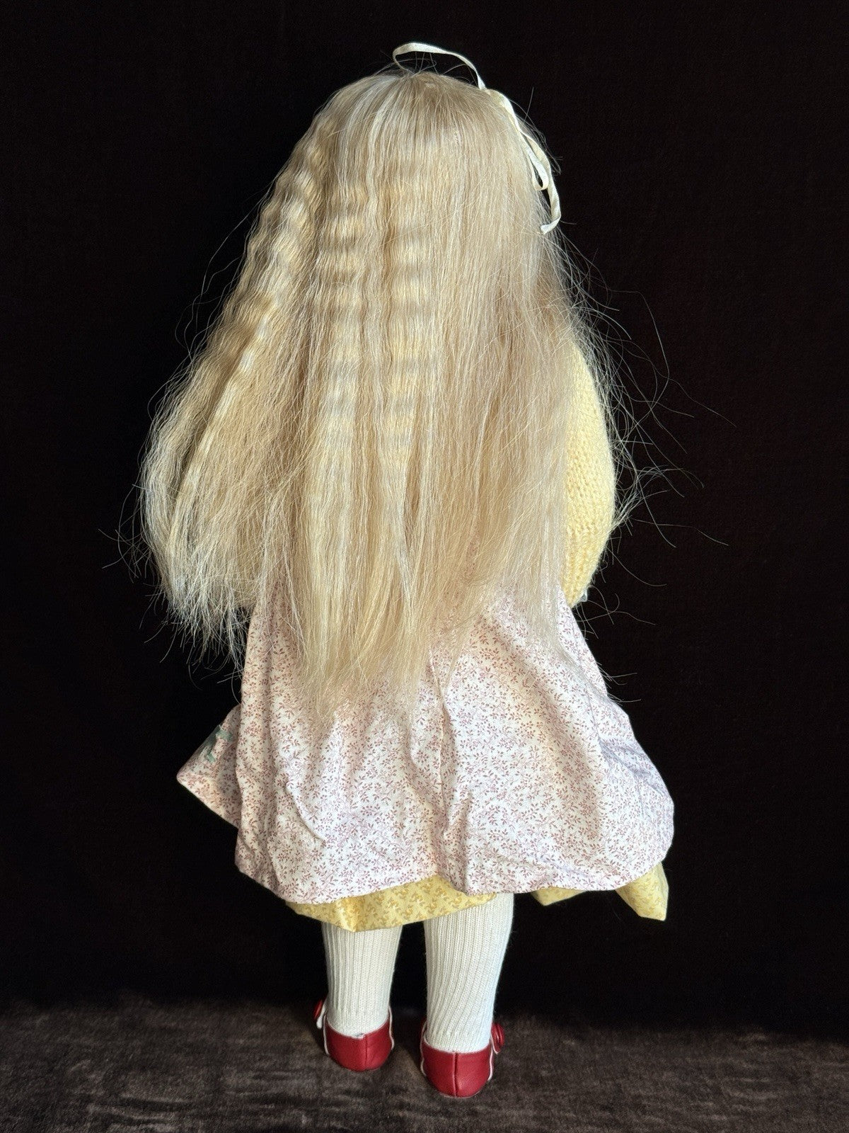 Collectible 17.5” Wooden/Porcelain Lynne & Michael Roche Claudine LE Doll