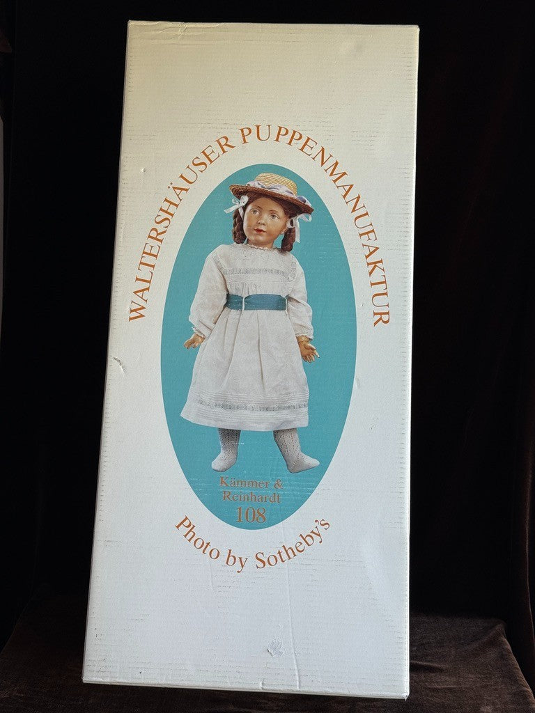 Collectible Vinyl 25” Juanita-Anita Doll by Vera Scholz WMP New in Box