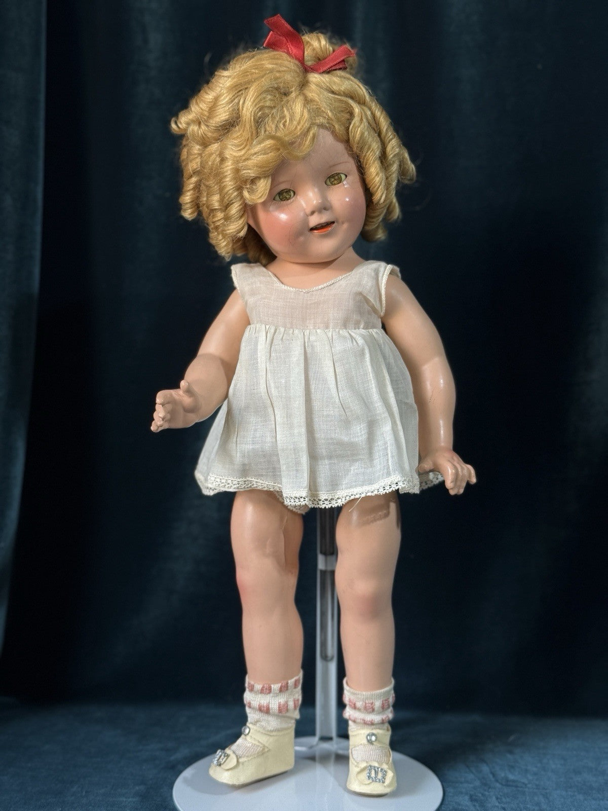All Original Vintage 1930’s Composition 18” Shirley Temple Doll by Ideal Company