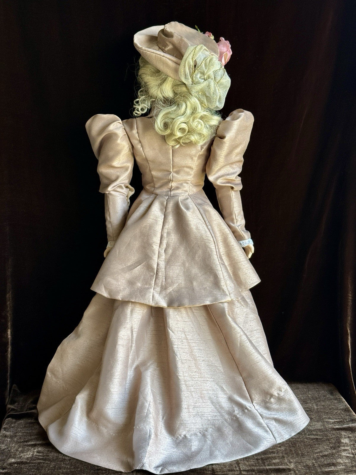 Large Porcelain 31" Repro of Antique Bru Lady Grace Caracter Doll by Rose Pinkul
