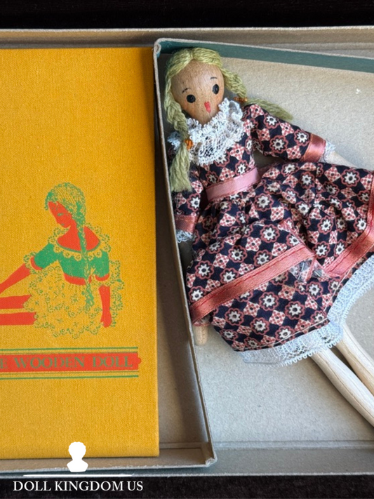 Vintage Japan Shackman The Little Wooden Doll Margery Bianco Book Set