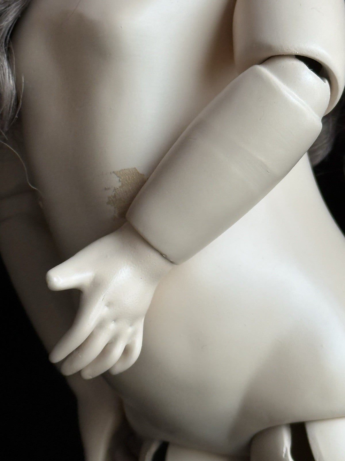 Vintage Lynda & Alan Marx Porcelain 15” Repro of Antique French Thuillier Doll