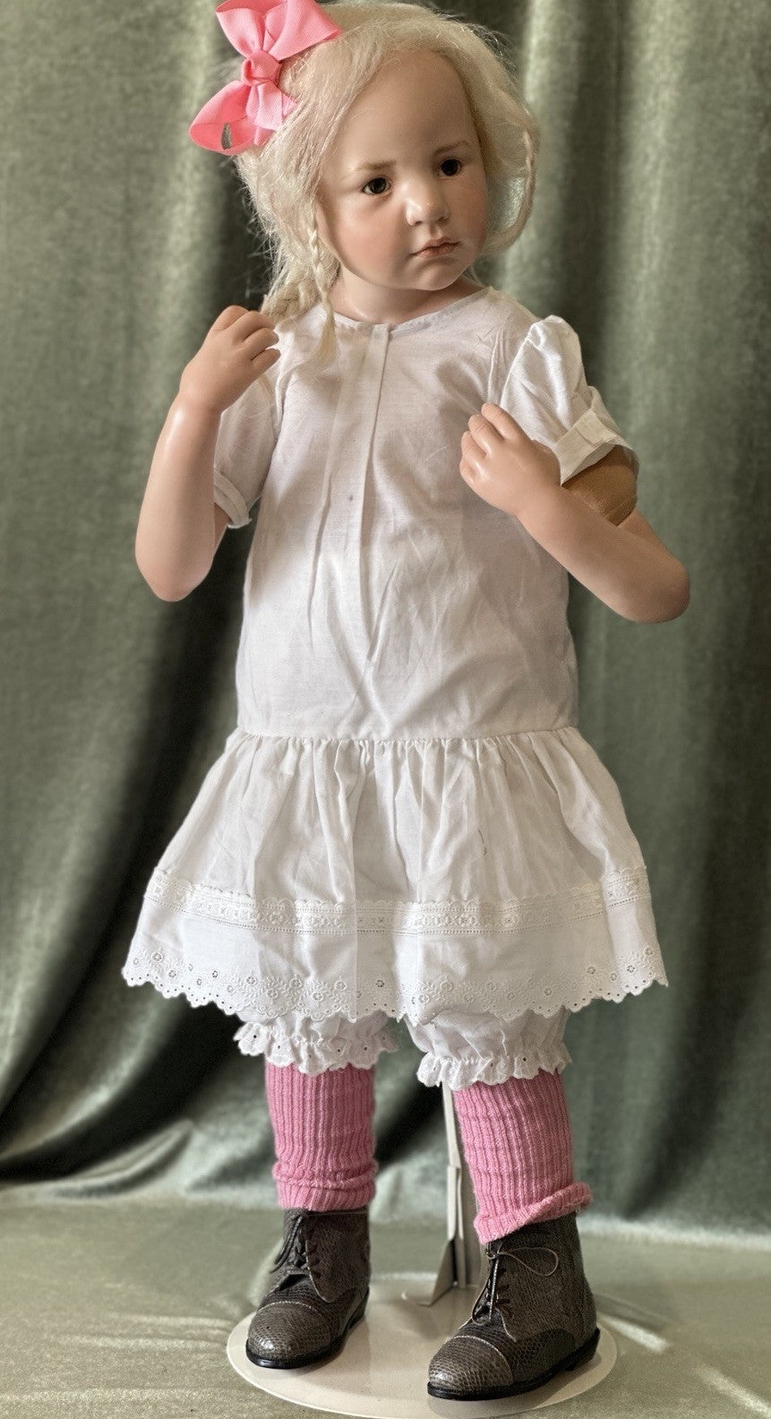 Artist 31” Hildegard Gunzel Wax Over Porcelain Portrait German Doll “Nora” LE 20