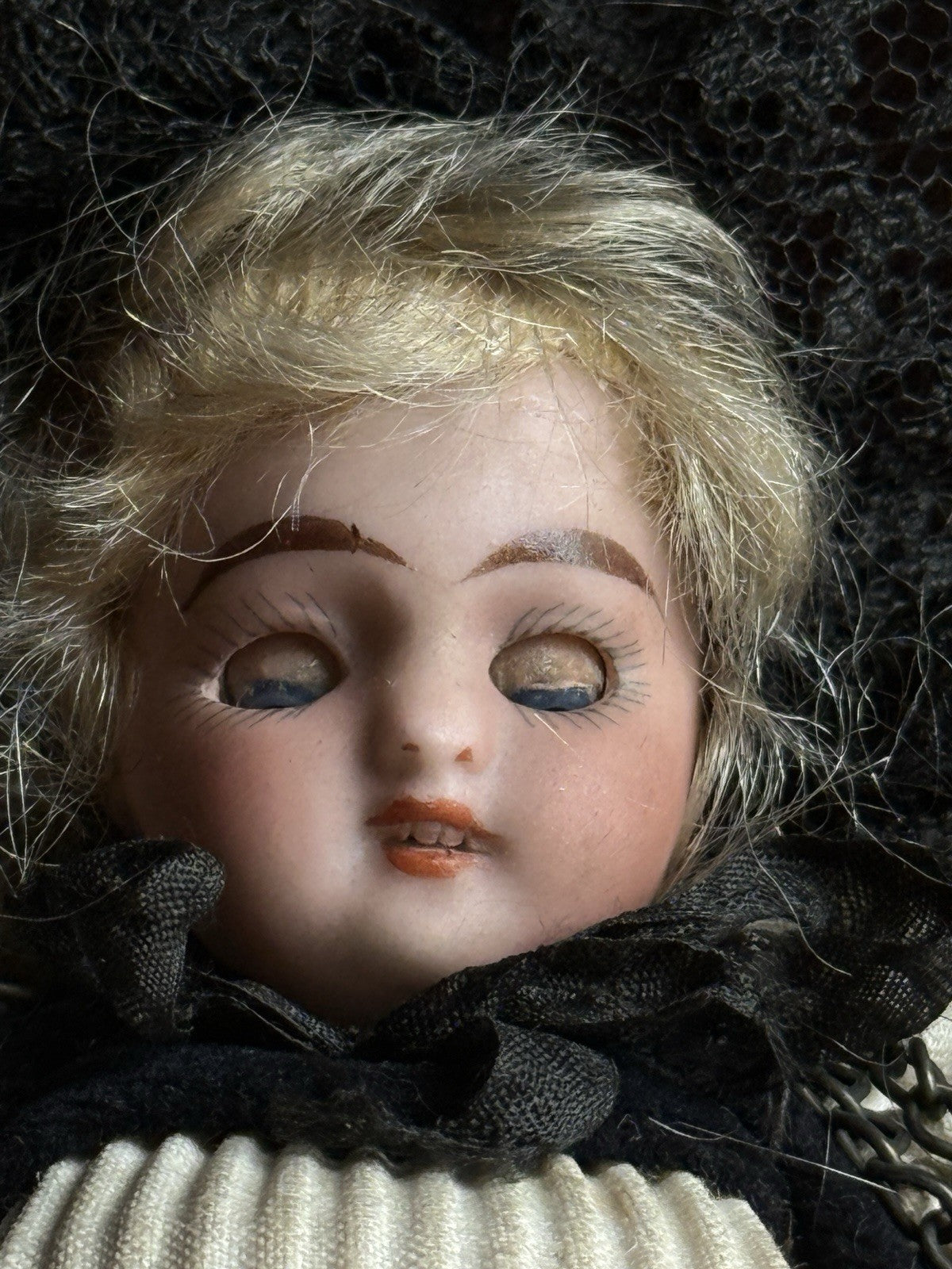 Antique German 6” Kammer Reinhardt Simon Halbig (?) Bisque Head Doll